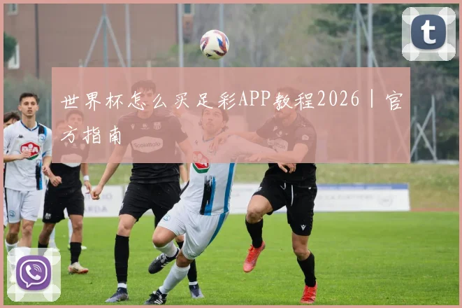 世界杯怎么买足彩APP教程2026｜官方指南